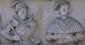 Rodiče kněžny Kateřiny, kníže Fridrich III. a kněžna Kateřina