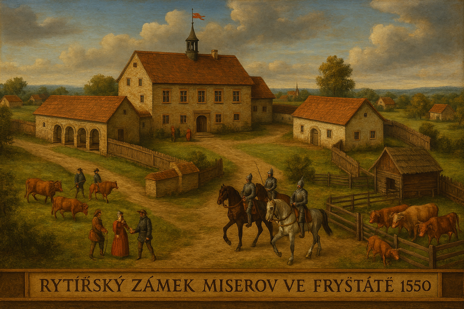 Rytířský zámek Miserov na Fryštátském Předzámčí (zbořen ve 20. století)