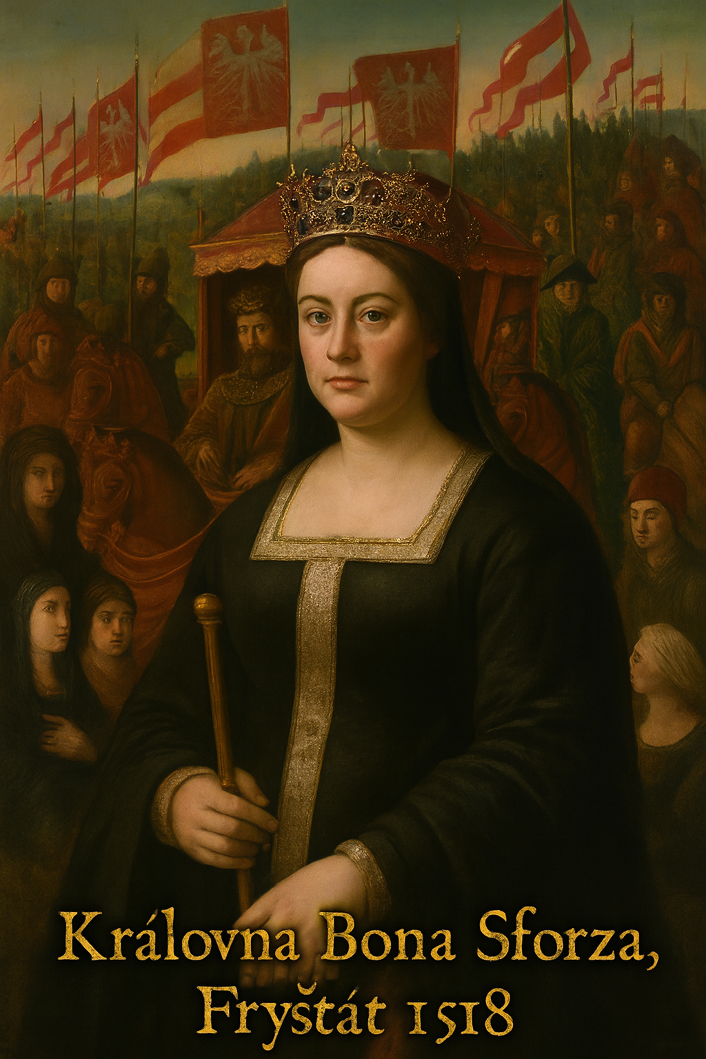 1518 - Svatební průvod královny Bony Sforzy nocuje ve Fryštátě