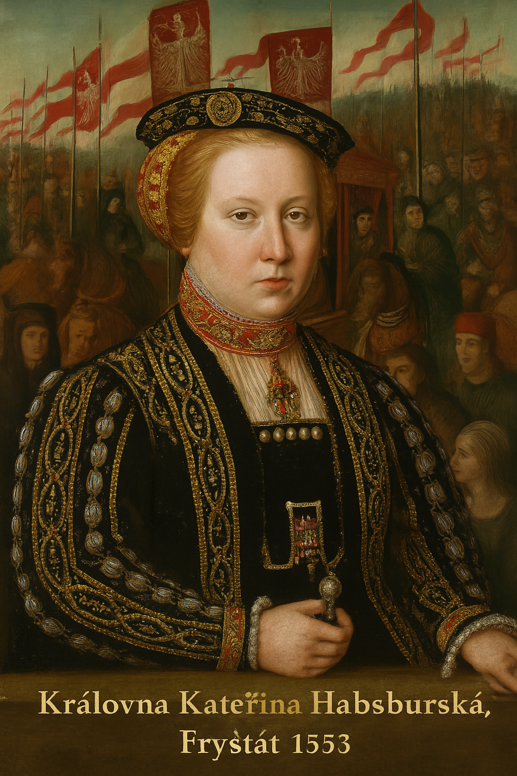 1553 - Svatební průvod královny Kateřiny Habsburské nocuje ve Fryštátě