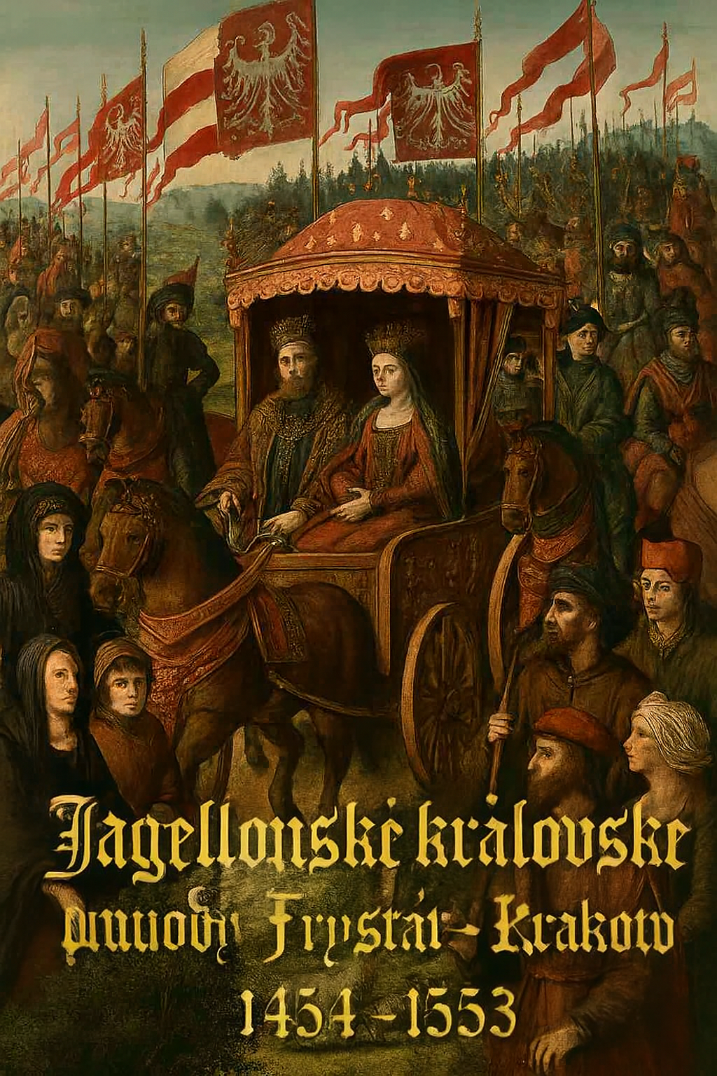 Jagellonské královské průvody mezi Fryštátem a Krakovem 1454 - 1553