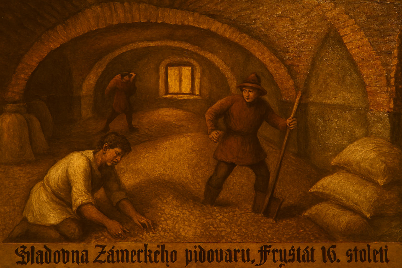 Renesanční sladovna ze 16. století, dnes středověký výčep "Na Bečkách".