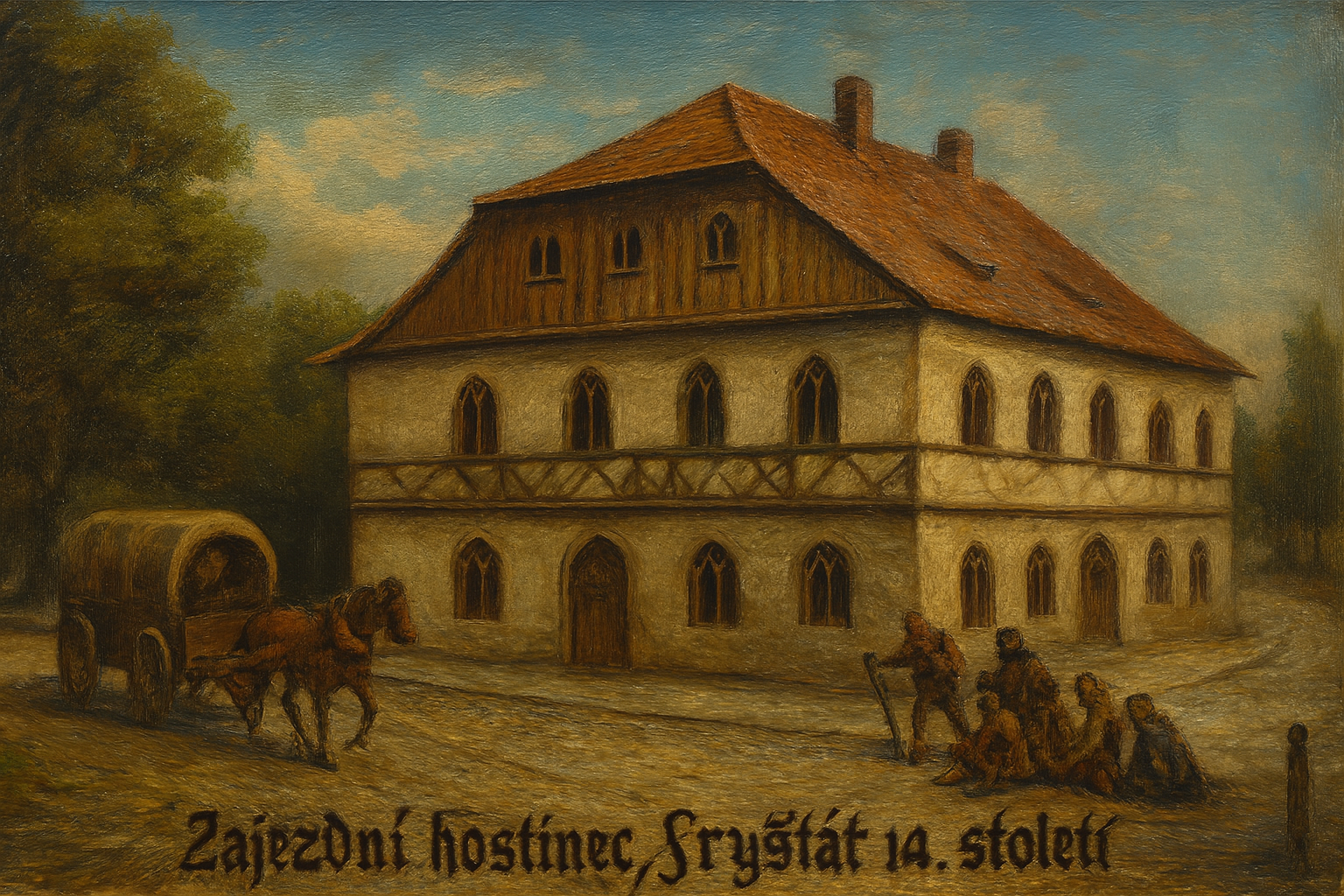 Zájezdní hostinec s historií sahající do přelomu 13. a 14. století.