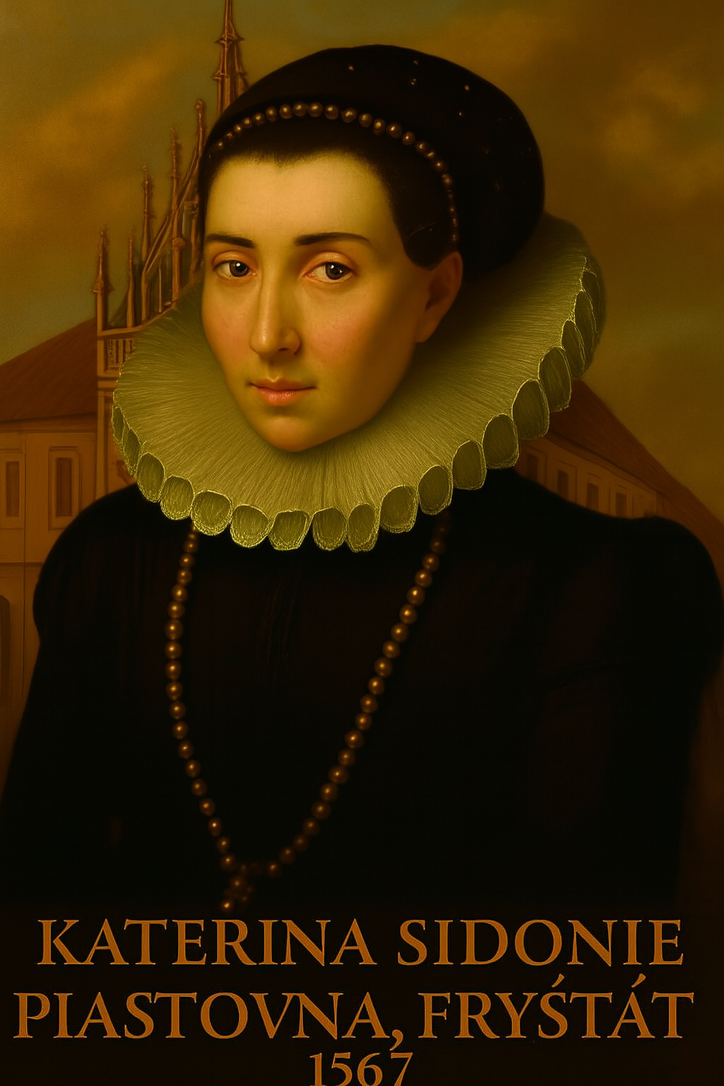 1567 - Druhou ženou knížete Václava III. Adama se stala kněžna Kateřina Sidonie Sasko-Lauenburská. Ve Fryštátě dostává palácové sídlo, které si drží až do své smrti v roce 1594. Říkalo se jí tady Černá kněžna, protože po svém ovdovění roku 1579 chodila výhradně jen v černých šatech