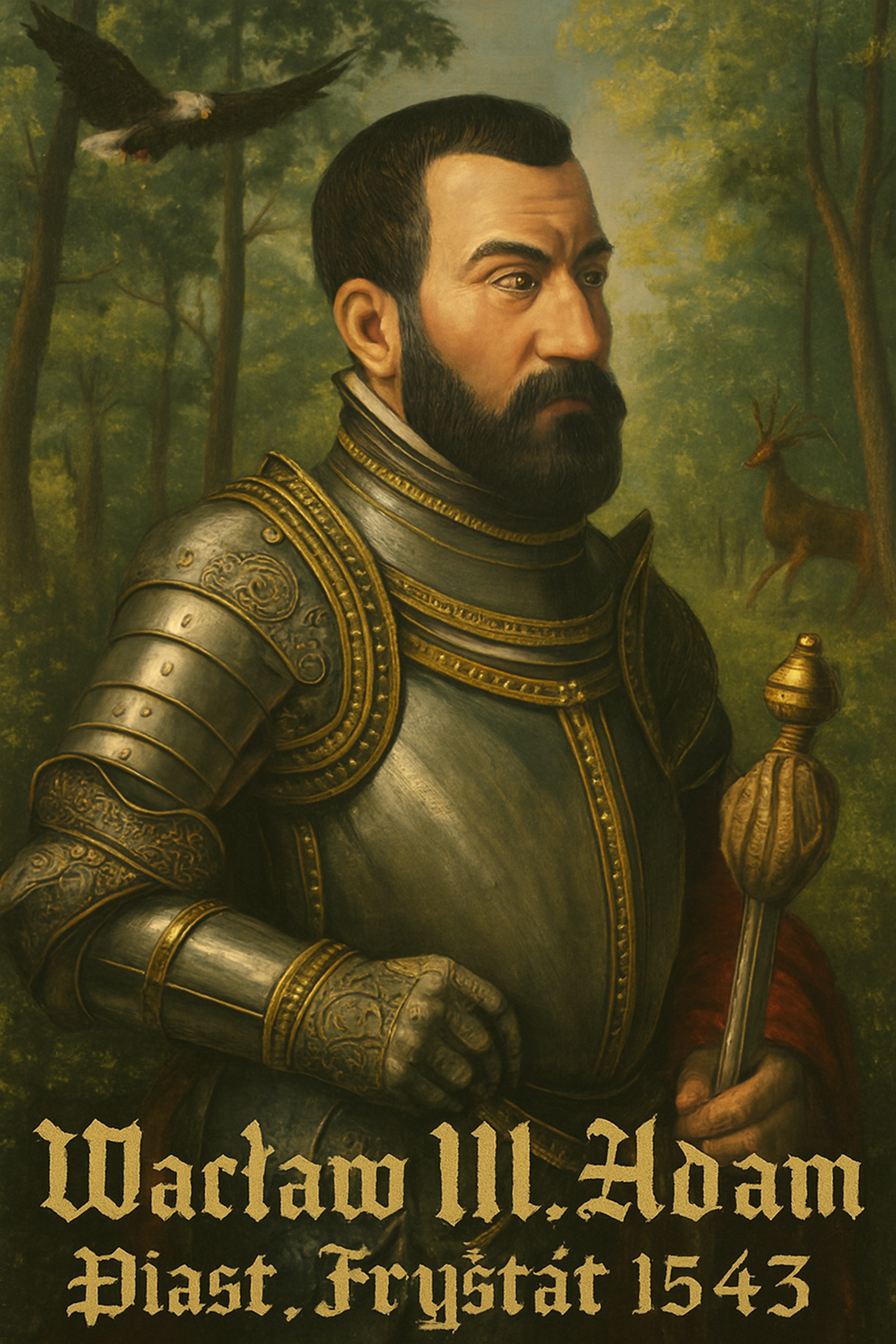 1543 - Kníže Václav III. Adam, sídlící v Těšíně, na začátku své vlády zakládá zámeckou lesní oboru v Louckém lese u Fryštátu. Obora se od roku 1865 nachází v Zámeckém parku Fryštát