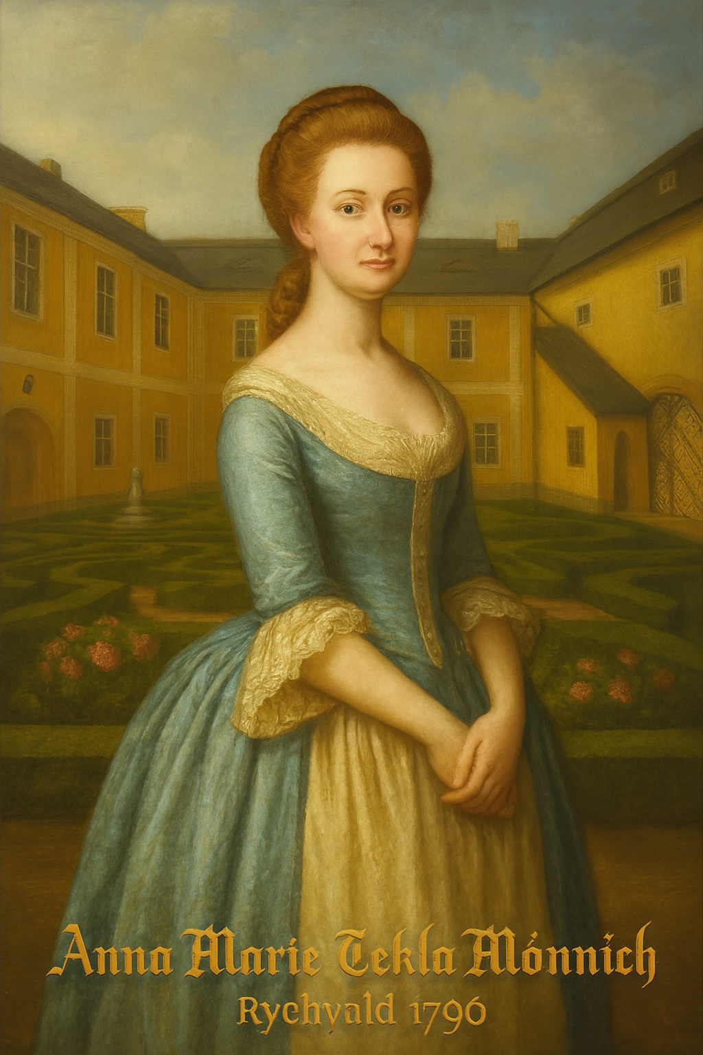 1790 - Anna Marie Tekla z Mönnicha, krásná a bohatá šlechtična z Rychvaldu na vdávání