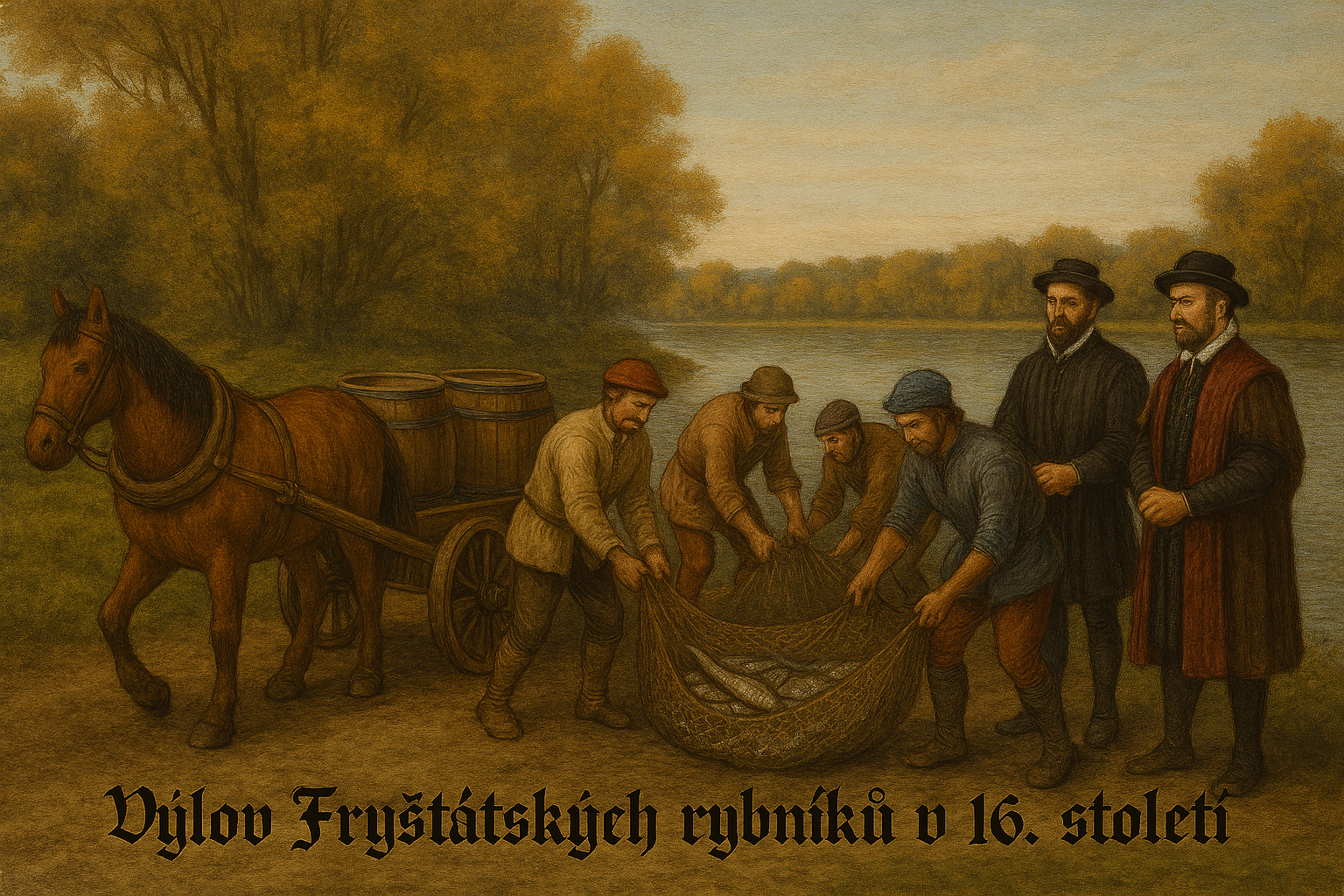 Výlov Fryštátských rybníků byl jedním z hlavních finančních příjmů knížecí pokladny