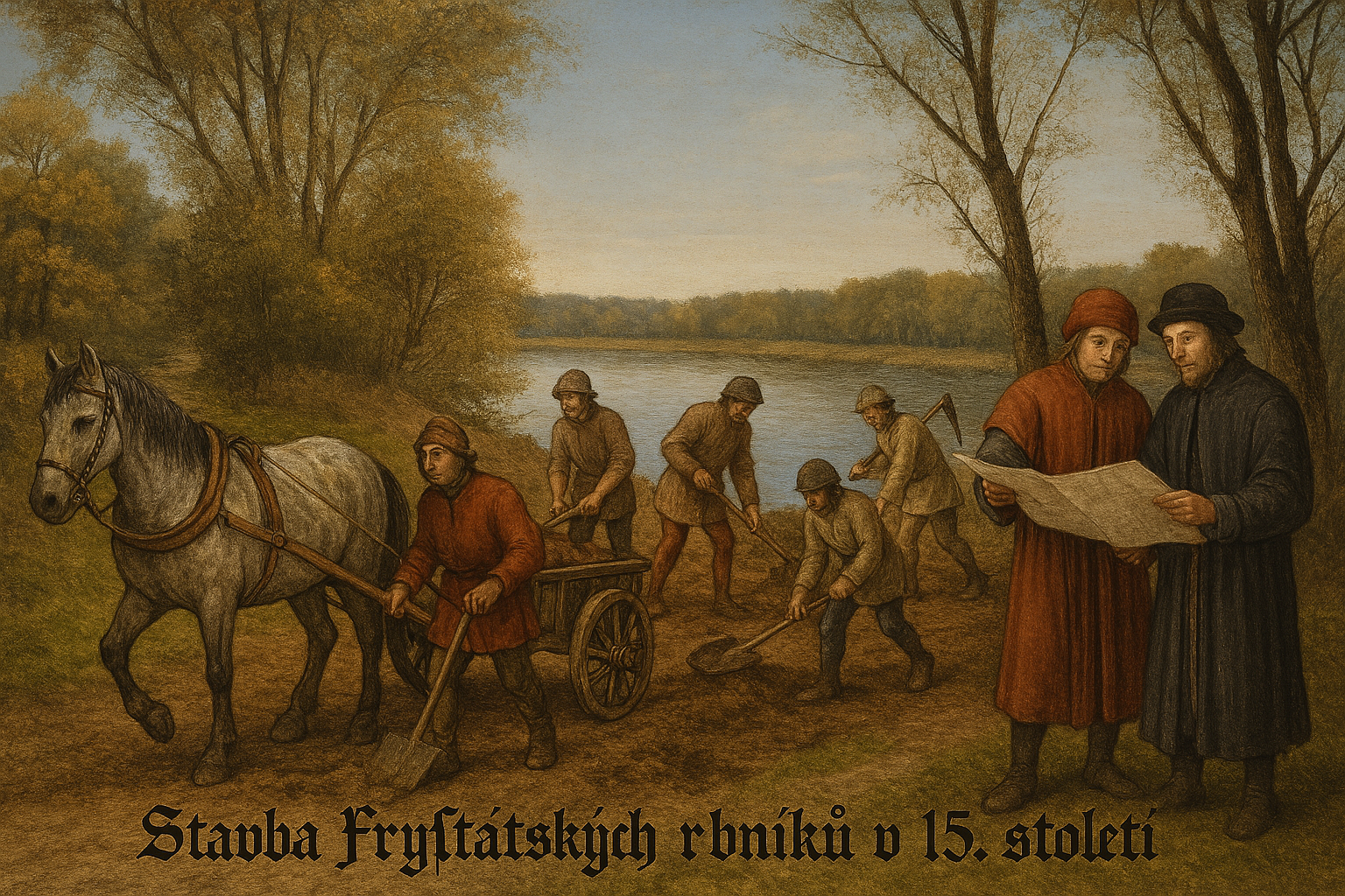 Fryštátskou rybniční soustavu v Loukách a Olšinách založil Slezský Vicekrál a kníže Kazimír II. Piast koncem 15. století