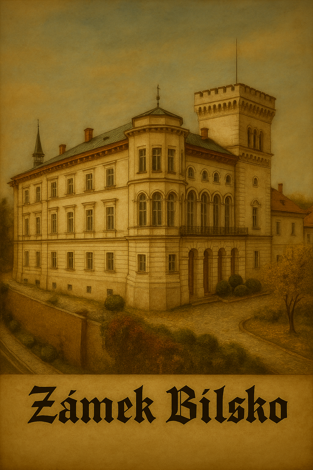 BIELSKO - BIAŁA - po roce 1327 plnil tento zámek funkci hraničního hradu, střežícího Slezsko-Polské hranice
