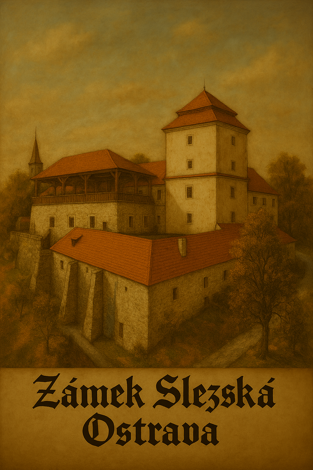 SLEZSKÁ OSTRAVA - podobně jako Frýdek, i tento zámek byl původně hradem obranným, střežícím Slezsko-Moravské hranice