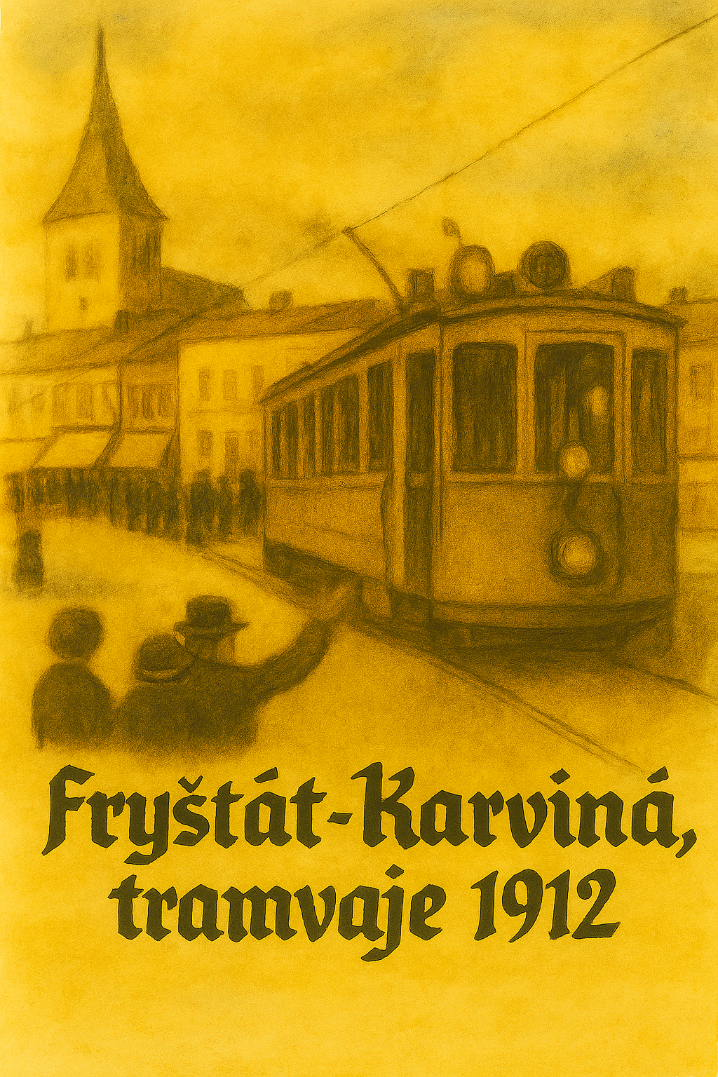 1912 - Fryštát zahajuje městskou hromadnou dopravu tramvajovou linkou z města na nádraží KBD