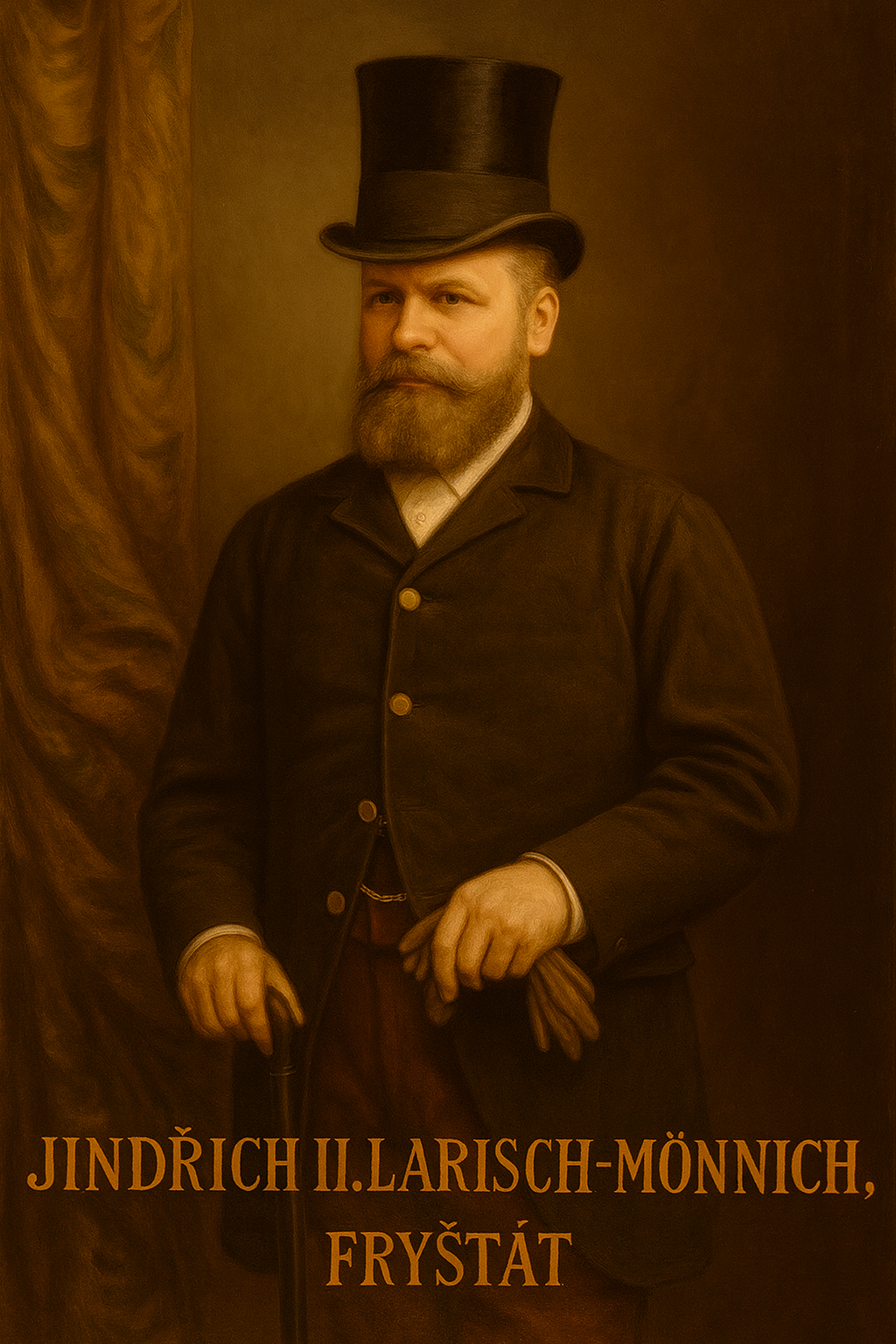 1850 až 1918 - Jindřich II. Larisch-Mönnich patří mezi nejbohatší šlechtice Rakousko-Uherska. Za jeho života se fryštátský zámecký dvůr stává místem konání slavných plesů a parforsních honů, na které přijíždějí i evropští panovníci