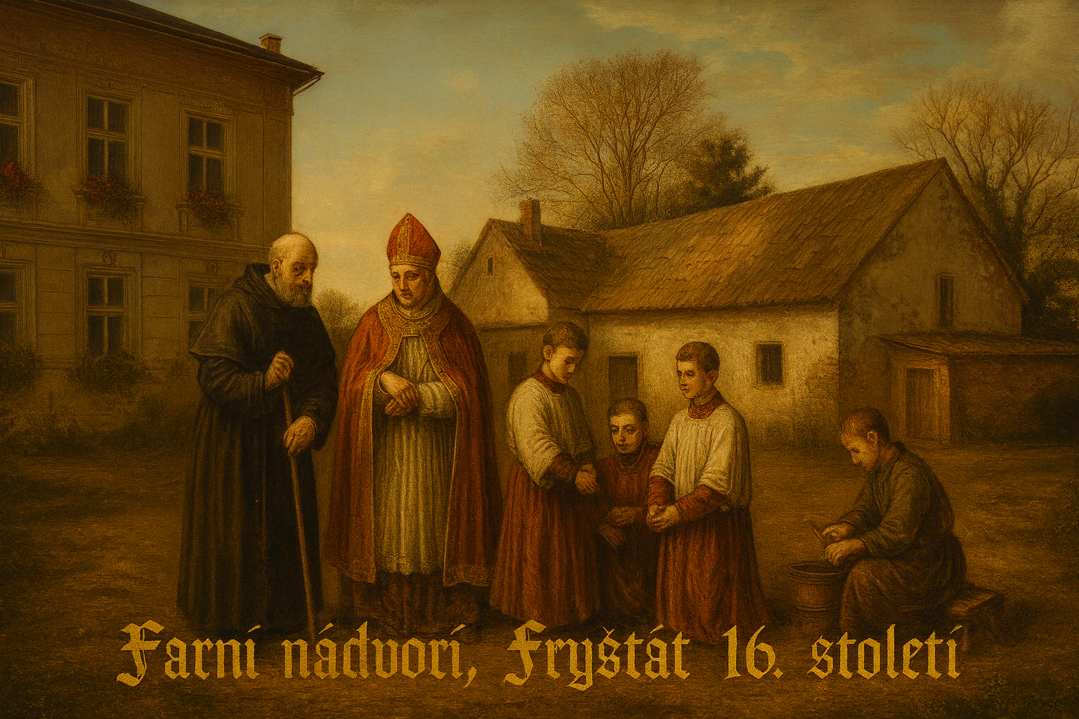 Do dziś zachował się renesansowy dziedziniec z XVI wieku