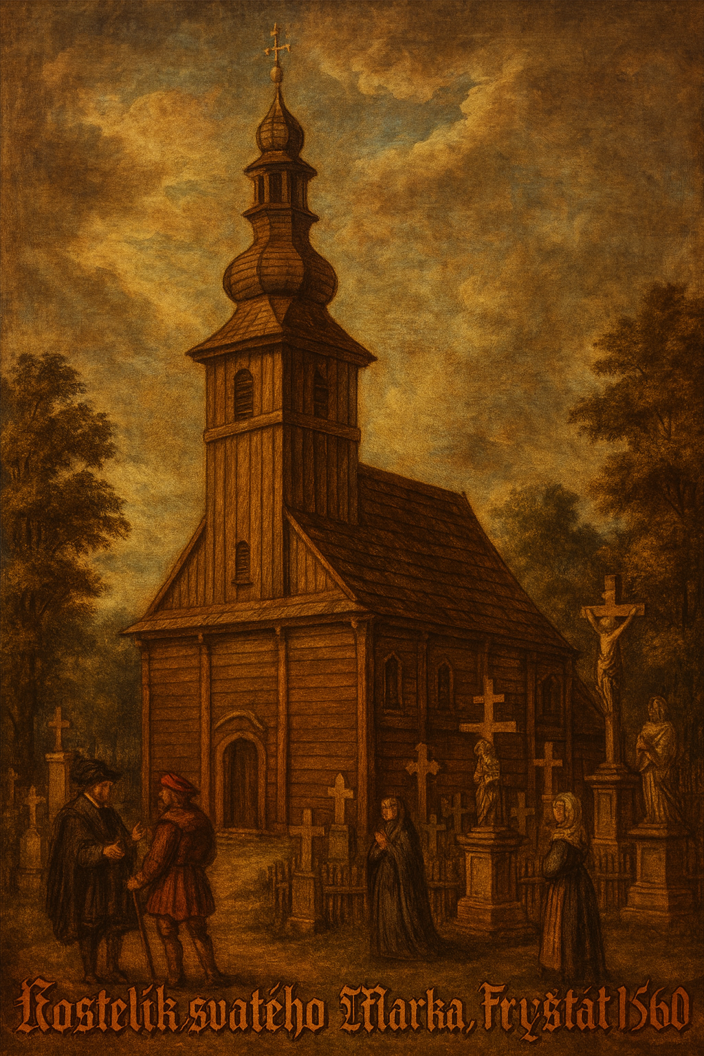 Kościół przeciwdżumowy św. Marka z 1560 roku był drewniany do drugiej połowy XVIII wieku. Kiedy popadł w ruinę, hrabia Taafe przebudował go na murowany.