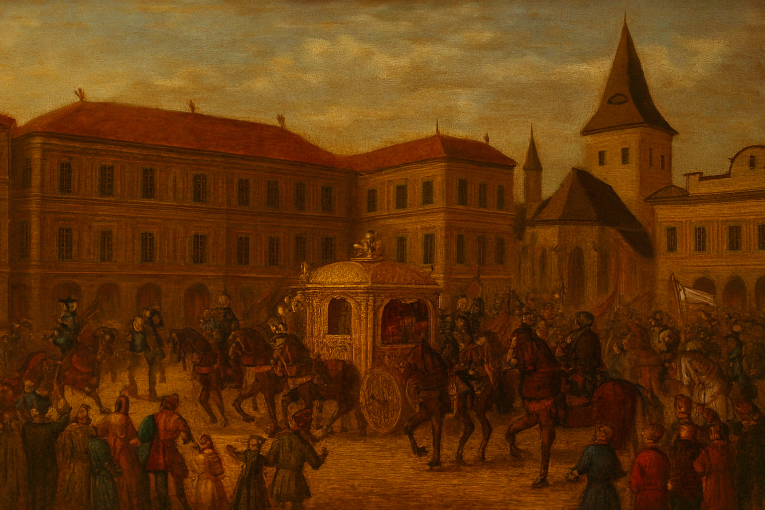 Pozłacany powóz królowej Elżbiety