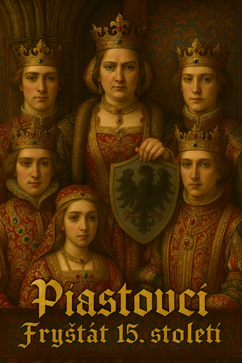 Slezská kněžna Eufemie II. Piastovna Těšínsko-Fryštátská, první slezská žena panovnice se svými potomky