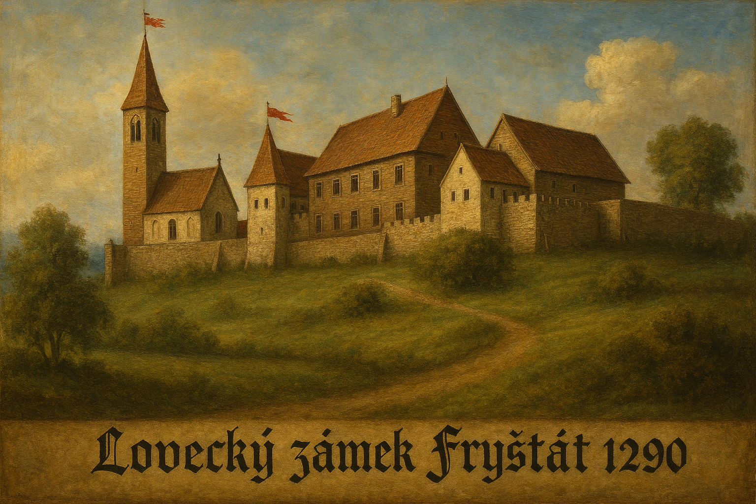 Zámek Fryštát od 13. do přelomu 14. a 15. století