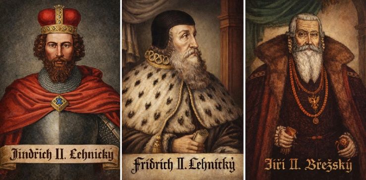 Lehničtí Piastovci: Jindřich II., Fridrich II. a Jiří II.
