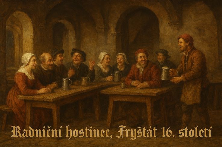 Radniční hostinec ze 16. století dodnes slouží jako restaurace