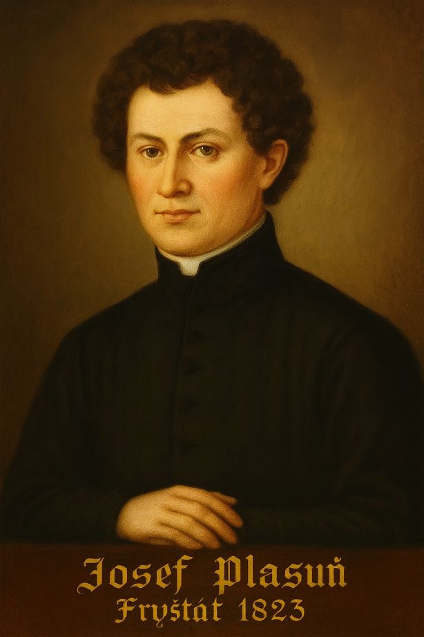 Josef Plasuň (1797-1864), nejprve kaplan, poté farář, se 6. dubna 1823 hrdinským činem zasloužil o záchranu mnohých movitostí, které vynášel ze zámeckého kostela ven na nádvoří, ačkoliv byl kostel v plamenech. Když zemřel, věnoval svůj majetek charitativním nadacím Fryštátu. V kostelíku sv. Marka je pohřben a má zde i svůj náhrobek