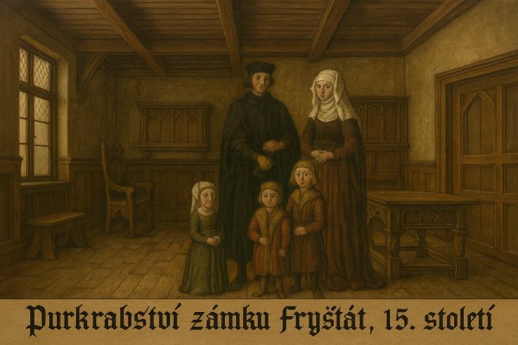 V bytě Purkrabího se 19. září 1922 narodila královna české atletiky, paní Dana Zátopková, roz. Ingrová. Tady je Purkrabí se svou rodinou v 15. století
