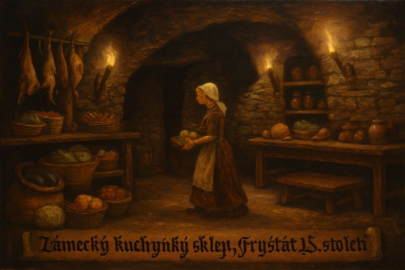 Práce v kuchyni bylo taky stále dost a bylo nutné dohlížet na doplňování zásob jídla