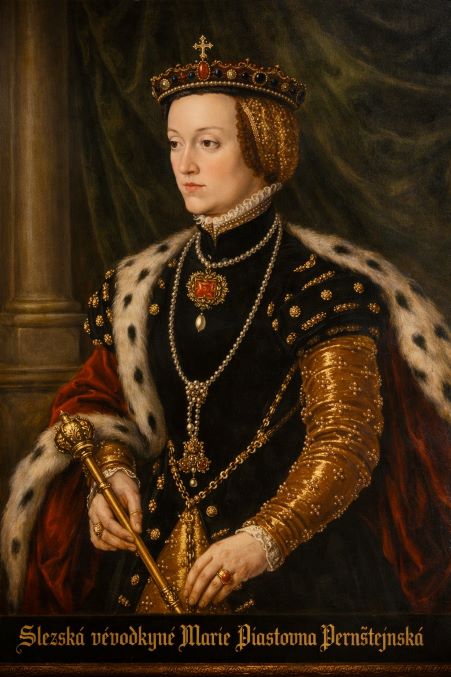 Slezská vévodkyně Marie Piastovna Pernštejnská