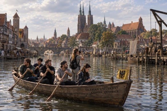 Hlavní město Wroclaw, rok 1400
